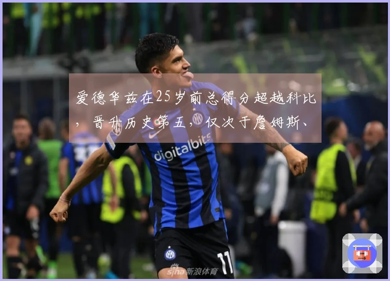 爱德华兹在25岁前总得分超越科比，晋升历史第五，仅次于詹姆斯、杜兰特和东契奇